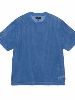 Stussy - S/S mesh crewneck shirt - Unisex - M